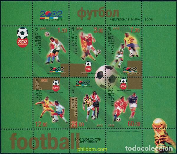 Sellos: 106767 MNH KIRGUIZISTAN 2002 COPA DEL MUNDO DE FUTBOL. COREA DEL SUR Y JAPON-02
