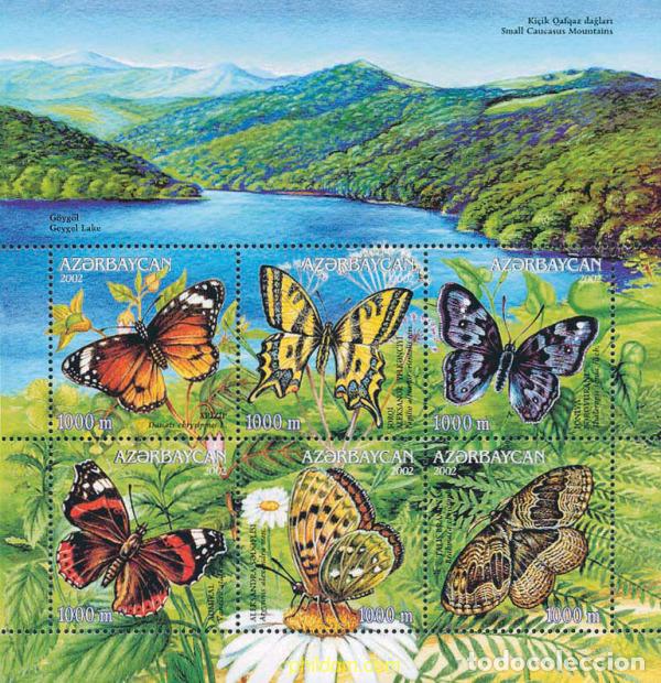 Sellos: 113581 MNH AZERBAIYAN 2002 MARIPOSAS