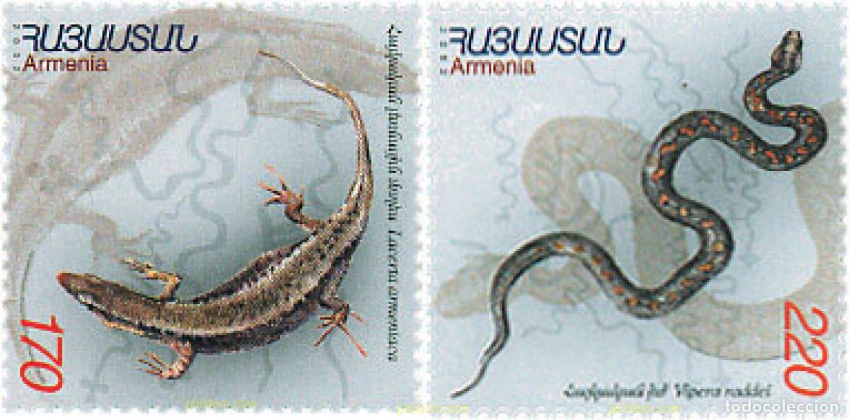 Sellos: 116598 MNH ARMENIA 2002 FAUNA Y FLORA