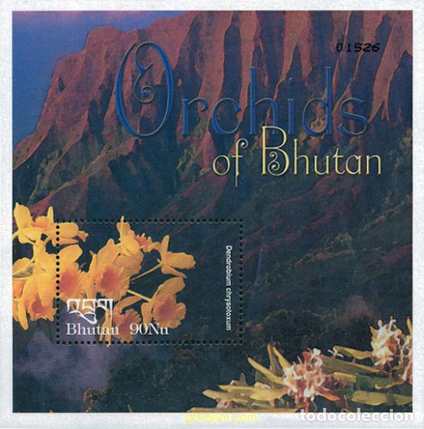 Sellos: 138683 MNH BHUTAN 2002 ORQUIDEAS DE BHUTAN