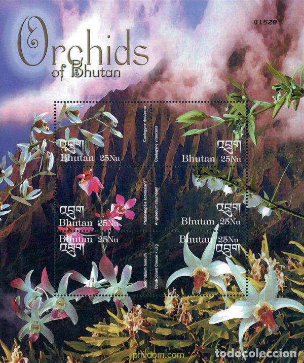 Sellos: 276321 MNH BHUTAN 2002 ORQUIDEAS DE BHUTAN