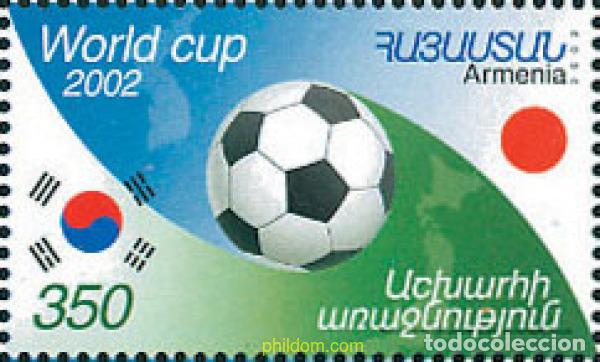 Sellos: 122483 MNH ARMENIA 2002 COPA DEL MUNDO DE FUTBOL. COREA DEL SUR Y JAPON-02