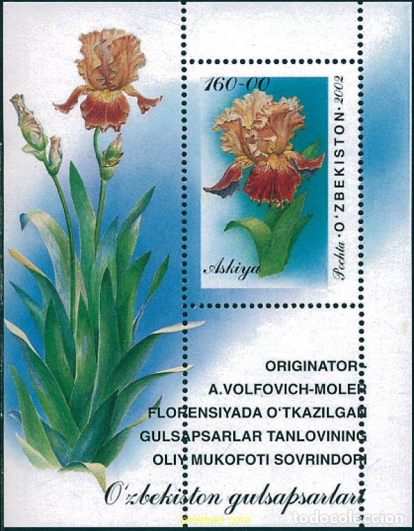 Sellos: 122569 MNH UZBEKISTAN 2002 FLORES