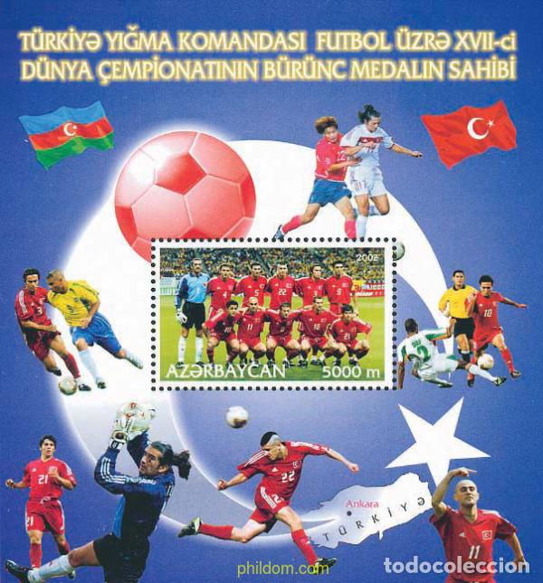 Sellos: 124845 MNH AZERBAIYAN 2002 COPA DEL MUNDO DE FUTBOL. COREA DEL SUR Y JAPON-02