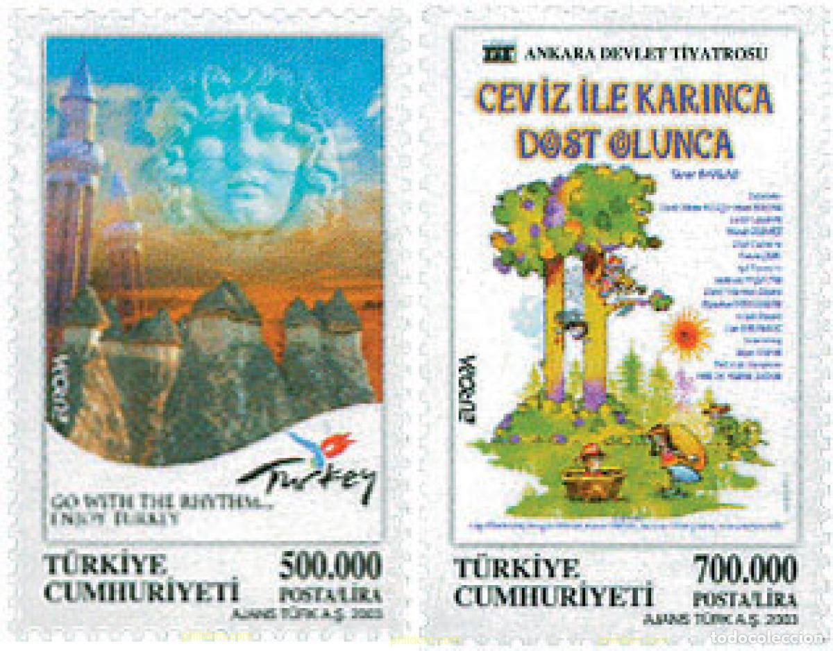 Sellos: 124998 MNH TURQUIA 2003 EUROPA CEPT. ARTE DEL CARTEL