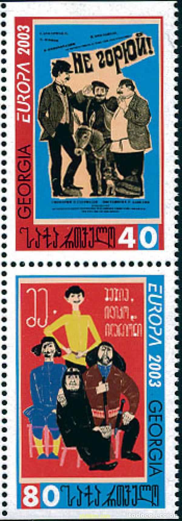 Sellos: 124919 MNH GEORGIA 2003 EUROPA CEPT. ARTE DEL CARTEL