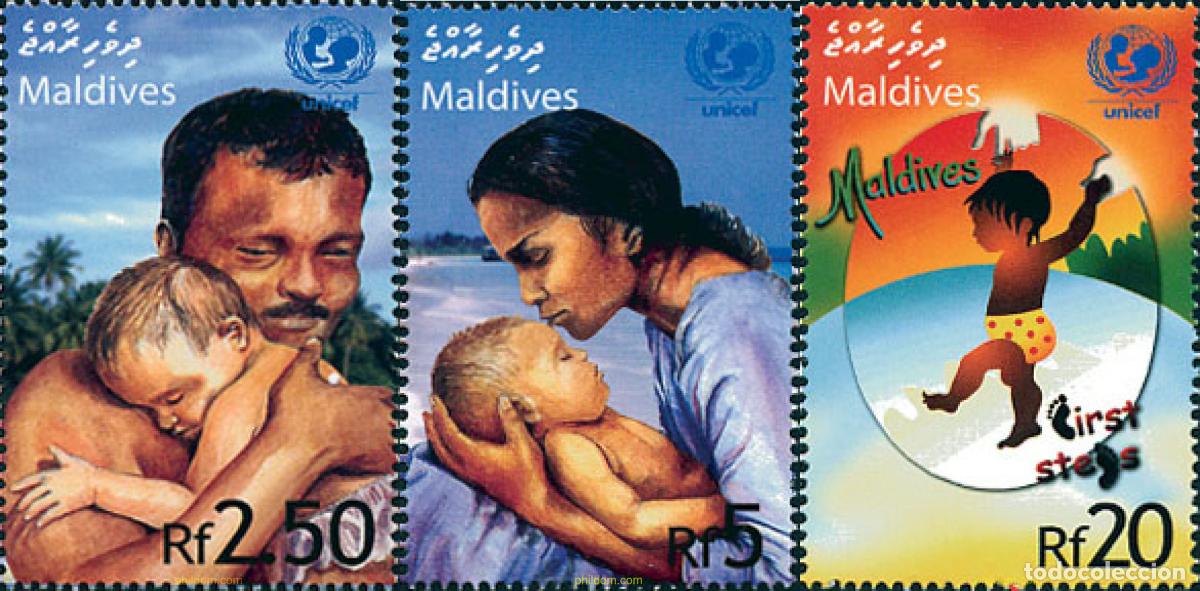 Sellos: 126124 MNH MALDIVAS 2003 UNICEF