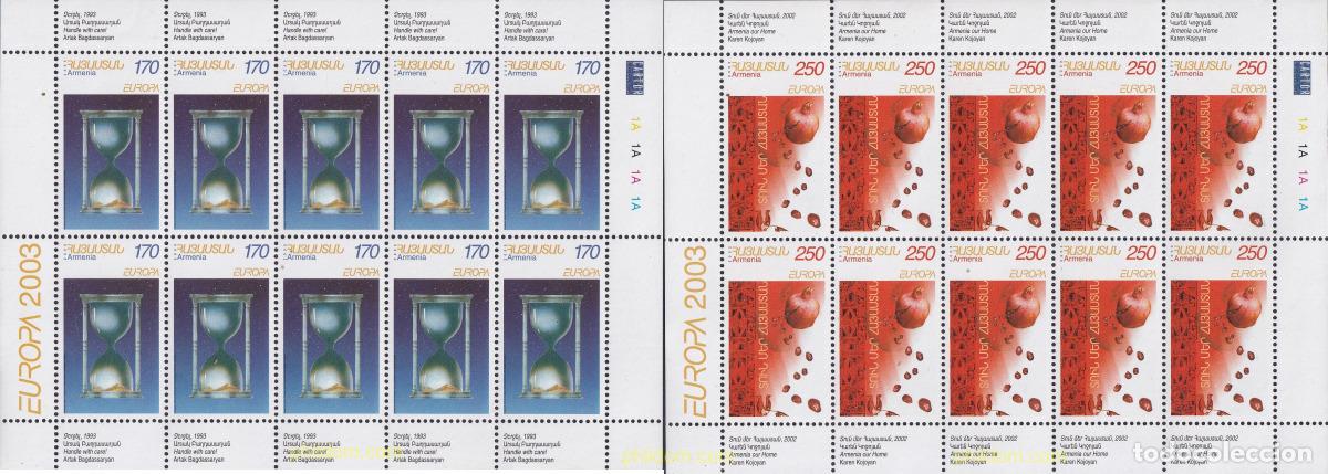 Sellos: 128586 MNH ARMENIA 2003 EUROPA CEPT. ARTE DEL CARTEL