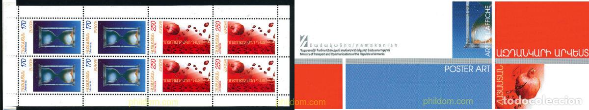 Sellos: 128587 MNH ARMENIA 2003 EUROPA CEPT. ARTE DEL CARTEL