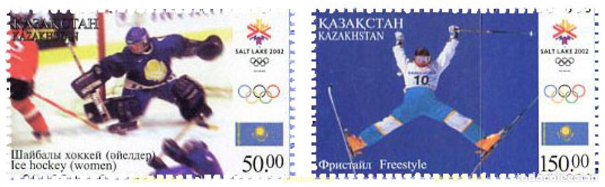 Sellos: 132608 MNH KAZAJSTAN 2002 19 JUEGOS OLIMPICOS INVIERNO. SALT LAKE CITY 2002