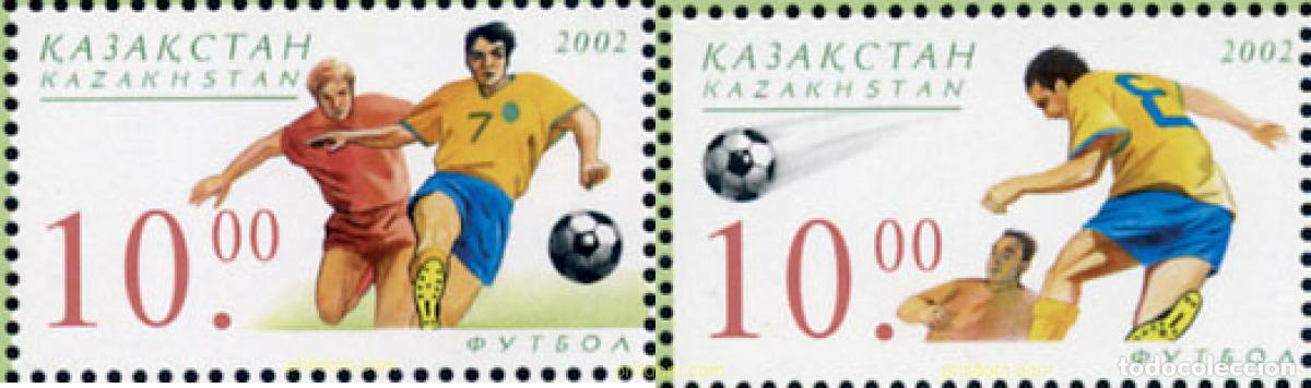 Sellos: 132615 MNH KAZAJSTAN 2002 COPA DEL MUNDO DE FUTBOL. COREA DEL SUR Y JAPON-02