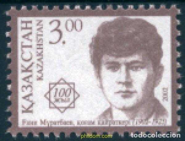 Sellos: 132637 MNH KAZAJSTAN 2002 CENTENARIO DEL NACIMIENTO DE GABIDEN MUSTAFIN