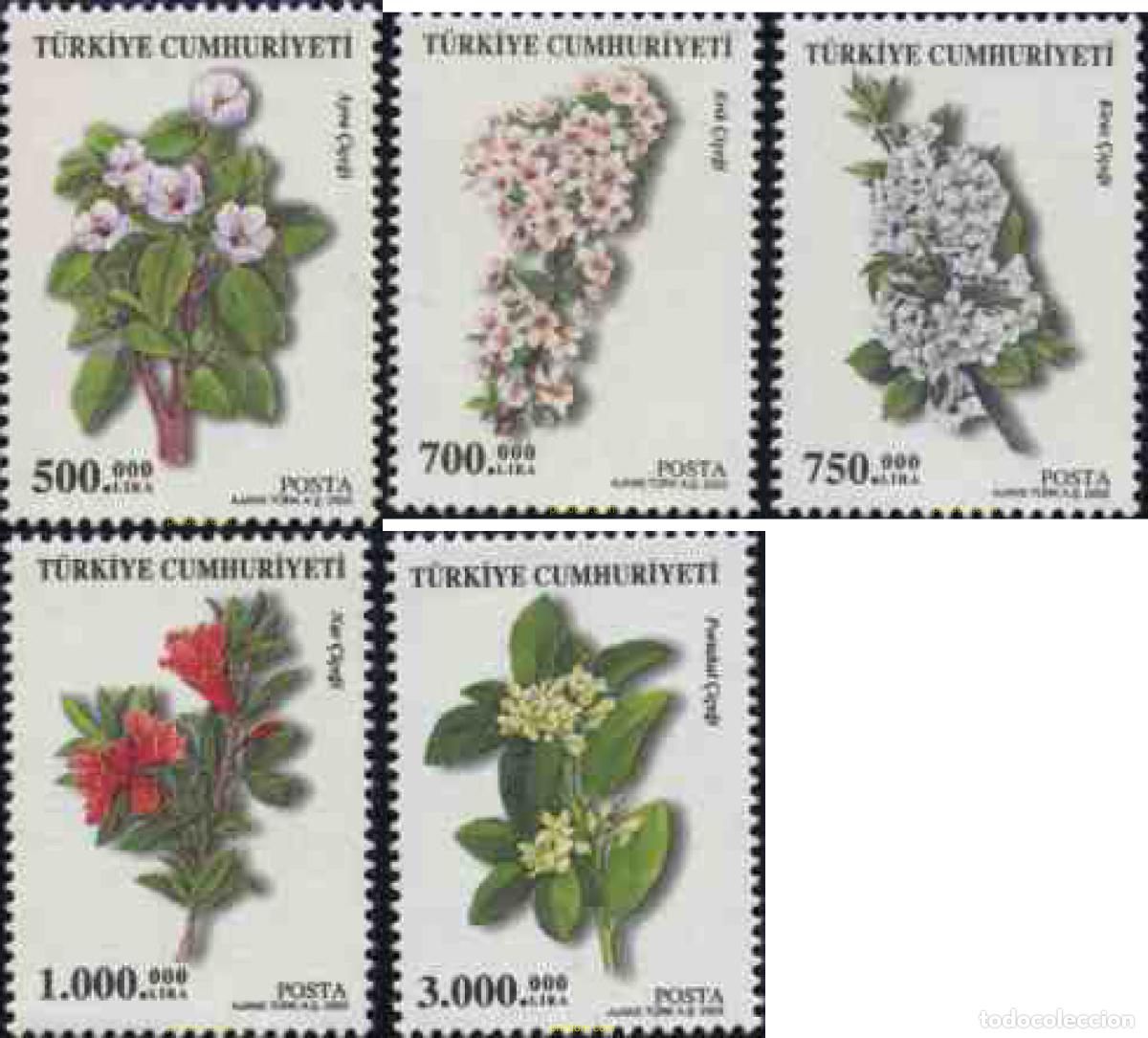 Sellos: 132667 MNH TURQUIA 2003 FLORES DE ARBOLES FRUTALES