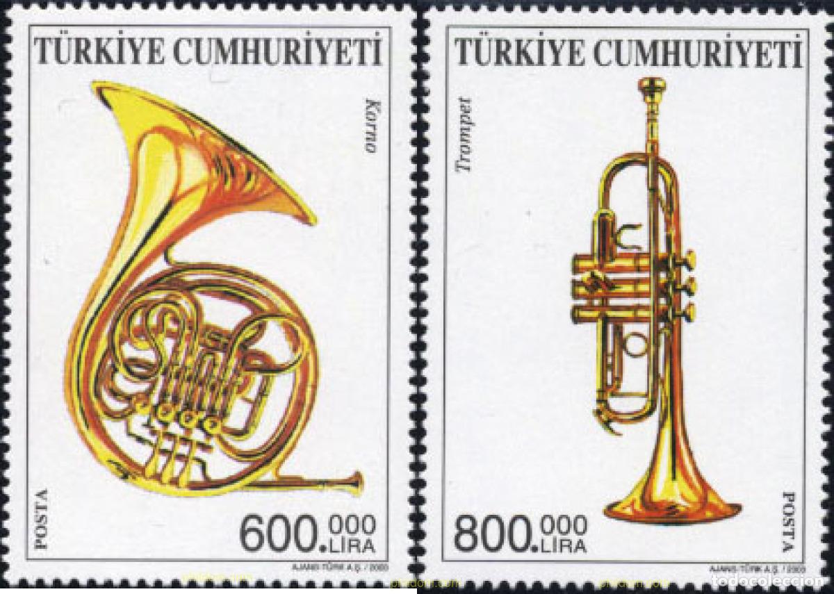 Sellos: 135102 MNH TURQUIA 2003 INSTRUMENTOS MUSICALES