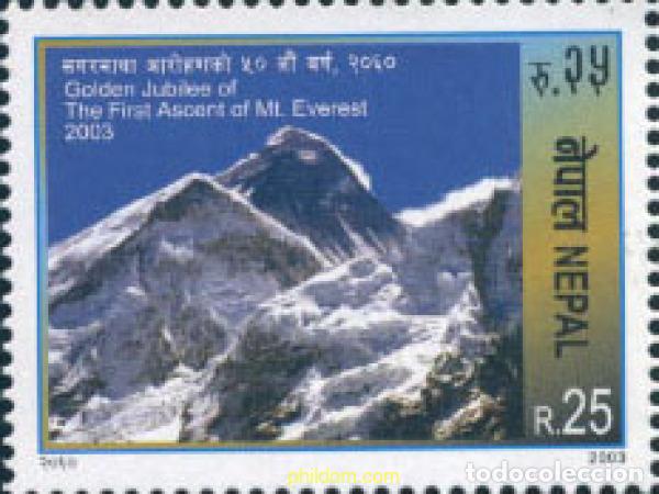 Sellos: 136624 MNH NEPAL 2003 50 ANIVERSARIO DE LA PRIMERA ASCENSION AL EVEREST