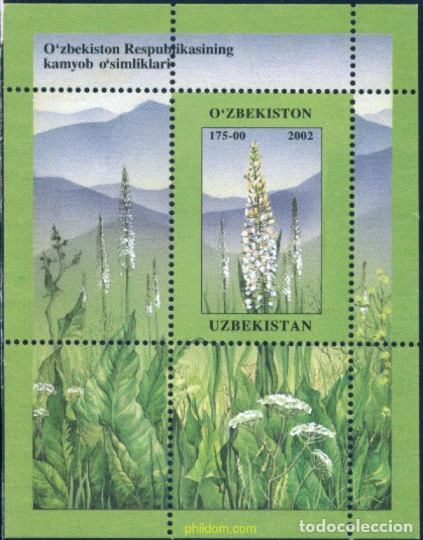 Sellos: 137054 MNH UZBEKISTAN 2002 FLORA