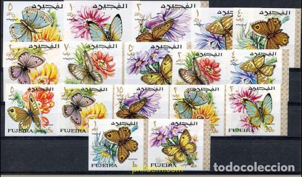 Sellos: 136871 MNH FUJEIRA 1967 MARIPOSA