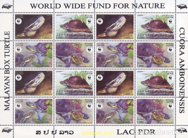 Francobolli: 139241 MNH LAOS 2004 WWF