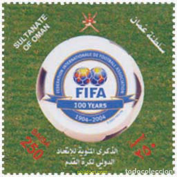 Sellos: 140391 MNH OMAN 2004 CENTENARIO DE LA FIFA