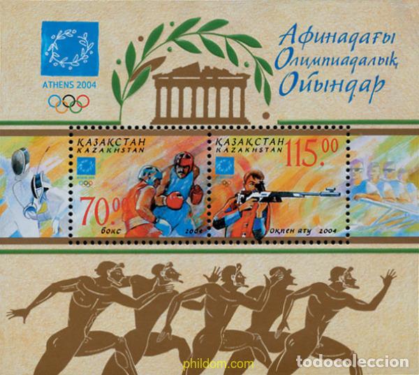 Sellos: 143068 MNH KAZAJSTAN 2004 28 JUEGOS OLIMPICOS DE VERANO ATENAS 2004