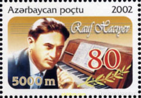 Sellos: 143881 MNH AZERBAIYAN 2002 80 ANIVERSARIO DEL NACIMIENTO DE RAUF HAJIYEV