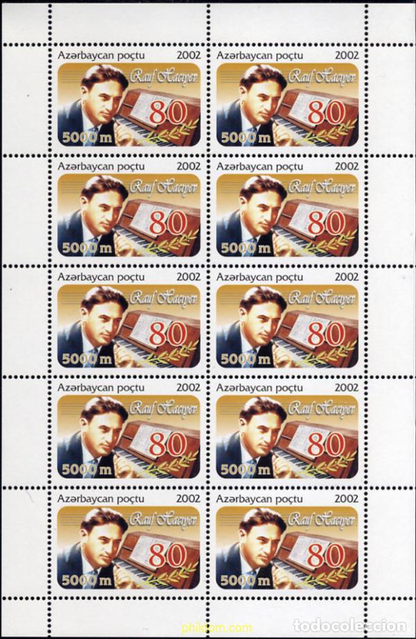 Sellos: 143882 MNH AZERBAIYAN 2002 80 ANIVERSARIO DEL NACIMIENTO DE RAUF HAJIYEV