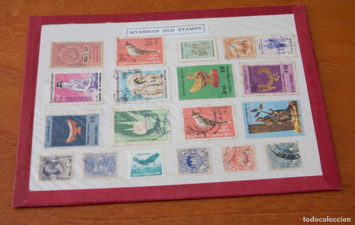 Sellos: COLECCI&Oacute;N DE SELLOS ANT&Iacute;GUOS DE MYANMAR