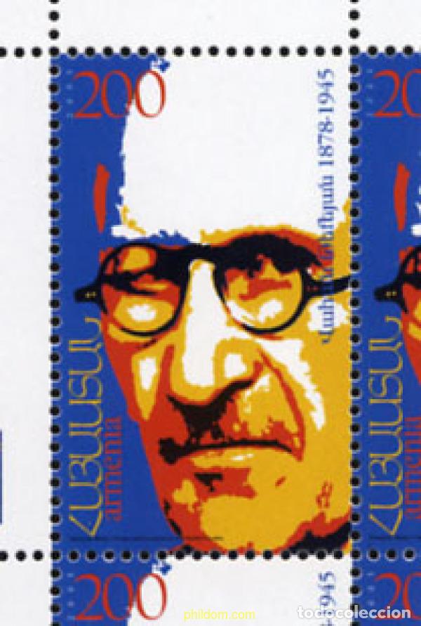 Sellos: 145473 MNH ARMENIA 2003 125 ANIVERSARIO DEL NACIMIENTO DE VAHAN TEKEYAN