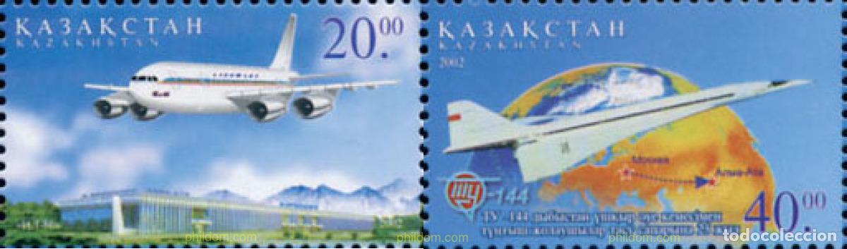 Sellos: 145650 MNH KAZAJSTAN 2002 AVIACION