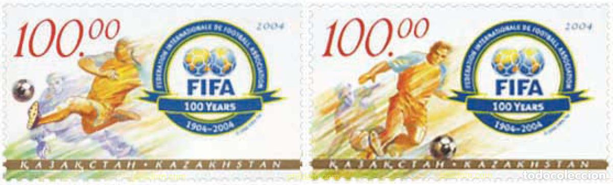 Sellos: 147439 MNH KAZAJSTAN 2004 CENTENARIO DE LA FIFA
