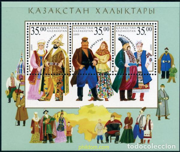 Sellos: 148969 MNH KAZAJSTAN 2003 TRAJES TIPICOS