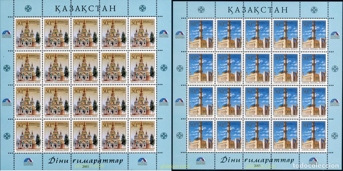 Sellos: 148995 MNH KAZAJSTAN 2003 EDIFICIOS RELIGIOSOS - Foto 1