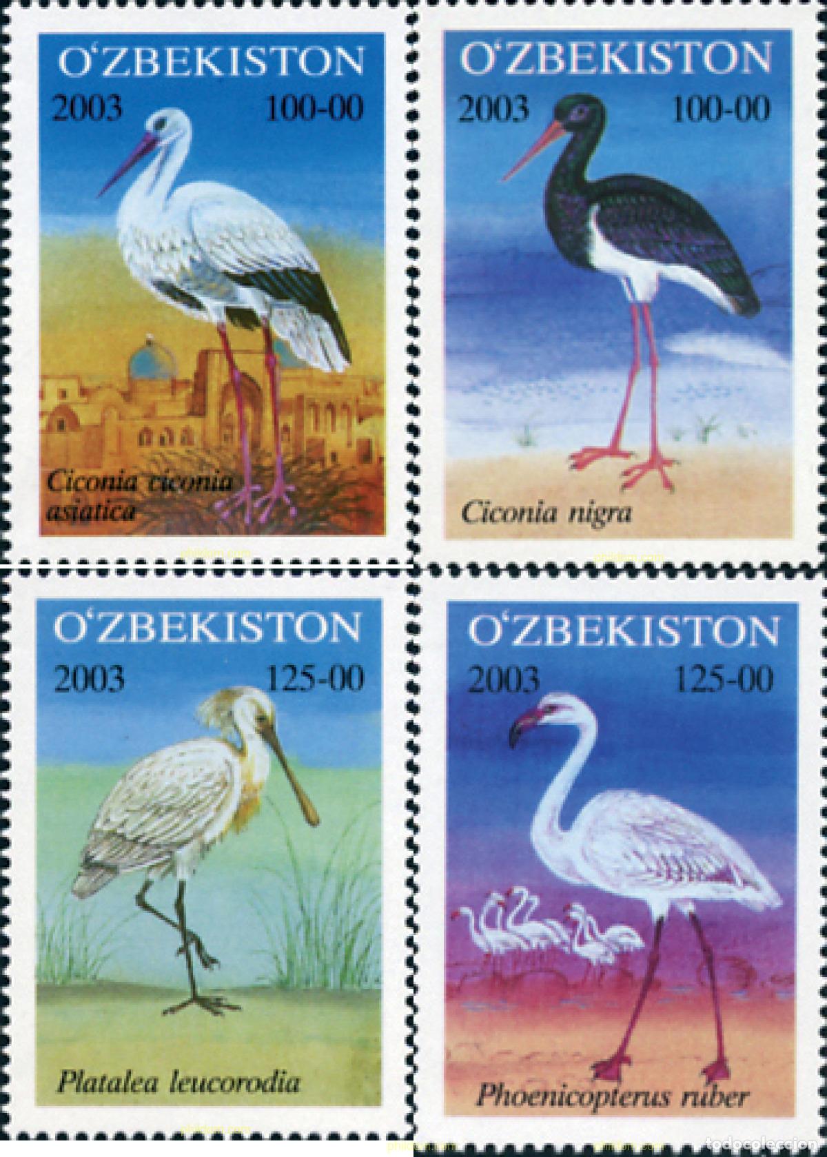Sellos: 149183 MNH UZBEKISTAN 2003 AVES