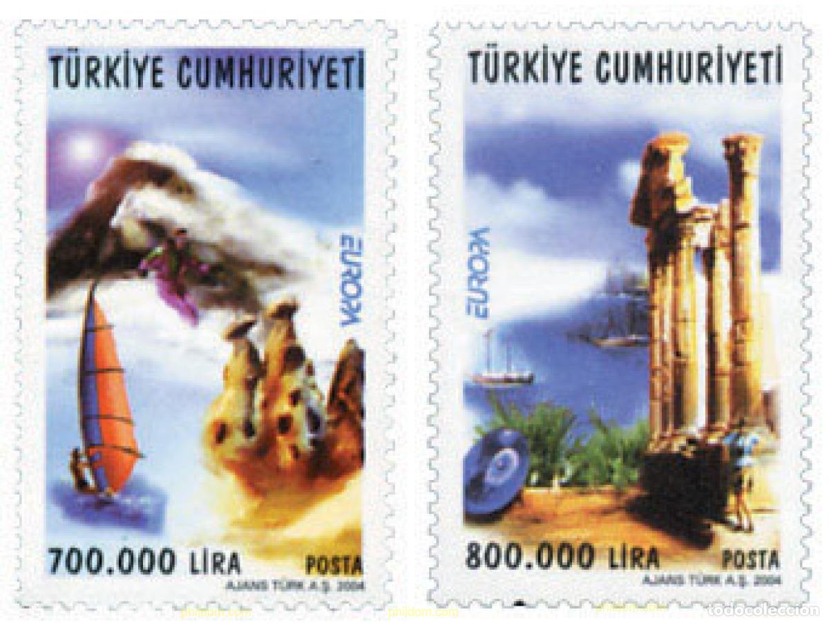 Sellos: 153609 MNH TURQUIA 2004 EUROPA CEPT. VACACIONES