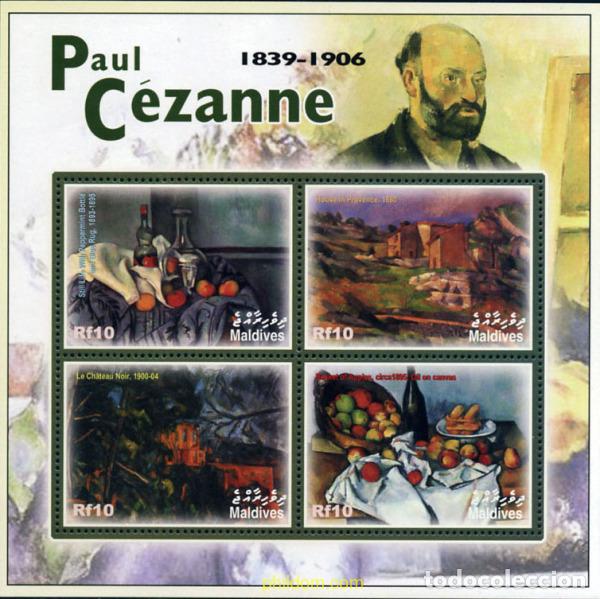 Sellos: 341008 MNH MALDIVAS 2004 PAUL CEZANNE