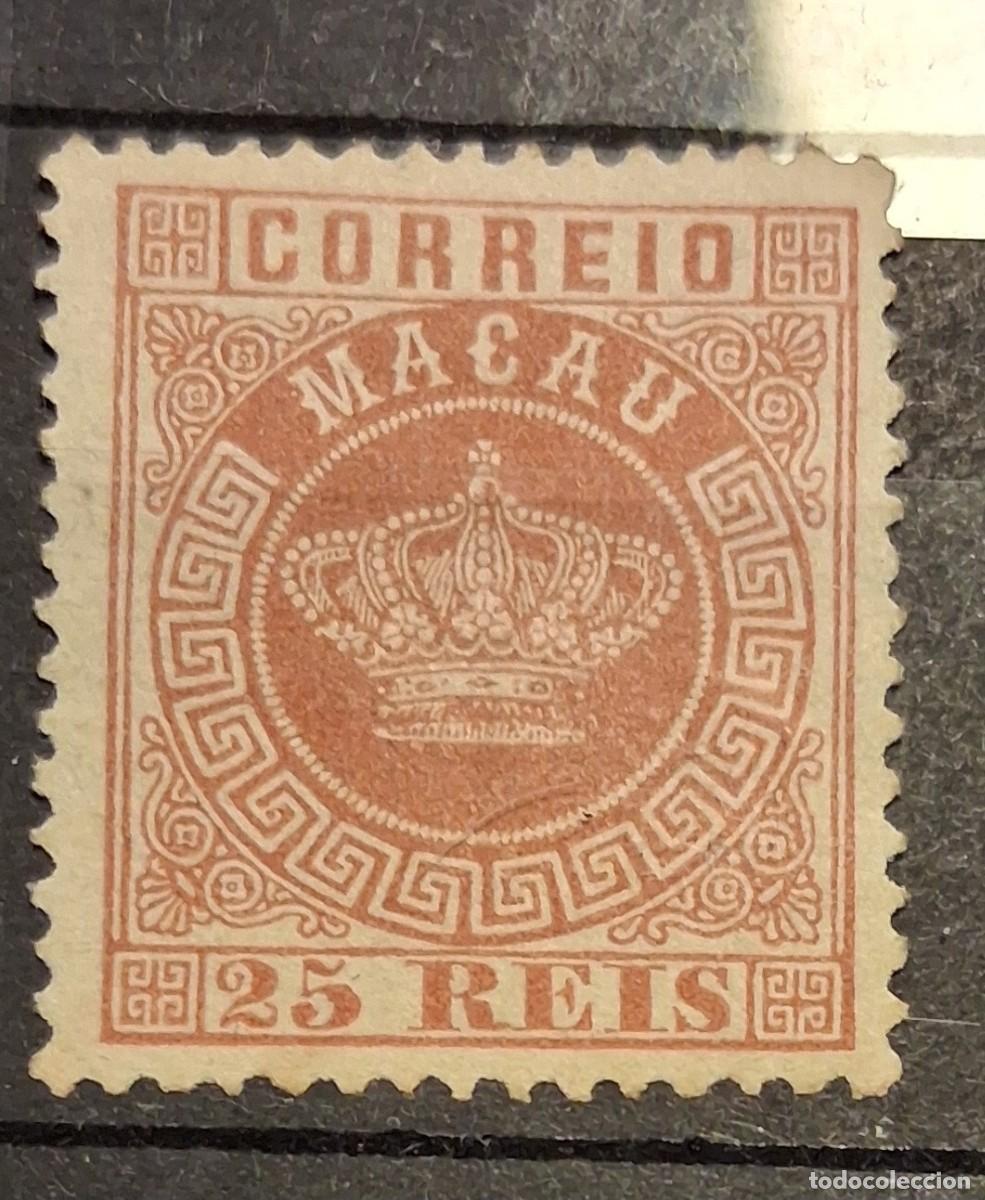 Sellos: MACAO, 1884, CAT.YT.4A, DENT.12 &frac12;.