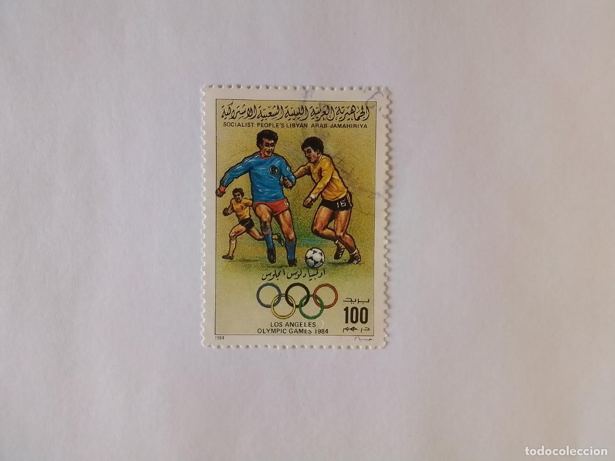 Sellos: A&Ntilde;O 1984 LIBIA SELLO USADO - Foto 1