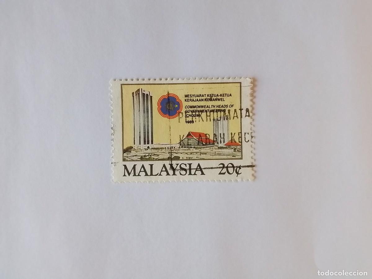 Sellos: A&Ntilde;O 1989 MALASIA SELLO USADO