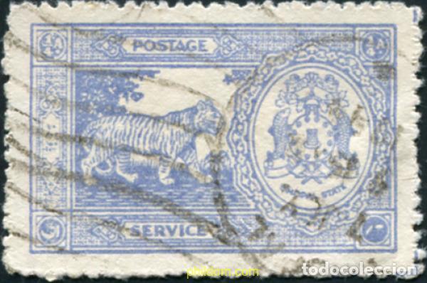 Sellos: 791596 USED BHOPAL 1940 PANTERA.