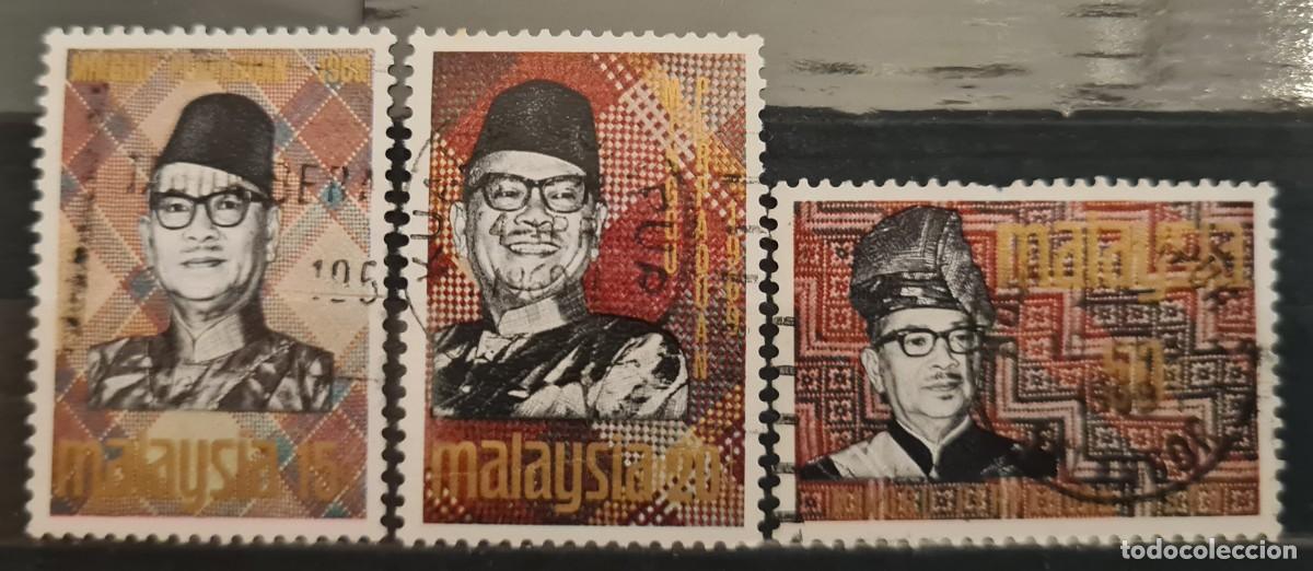 Sellos: Serie completa de sellos usados de Malasia 1969: Semana de la solidaridad. Sult&aacute;n Abdul Rahman