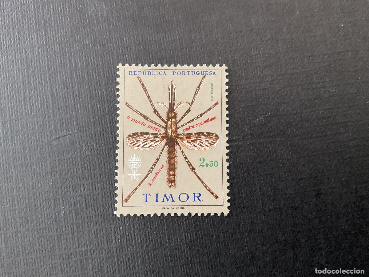 Sellos: TIMOR N&ordm; YVERT 328*** A&Ntilde;O 1962. ERRADICACION DEL PALUDISMO