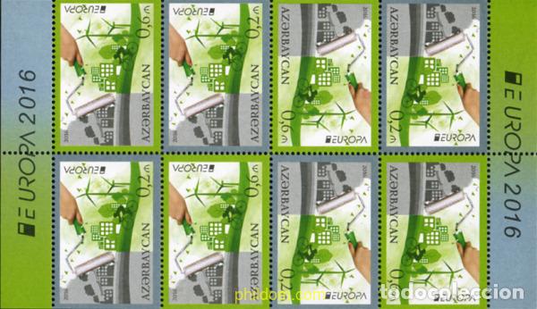 Sellos: 365439 MNH AZERBAIYAN 2016 EUROPA CEPT 2016 - ECOLOGIA EN EUROPA - PIENSA EN VERDE