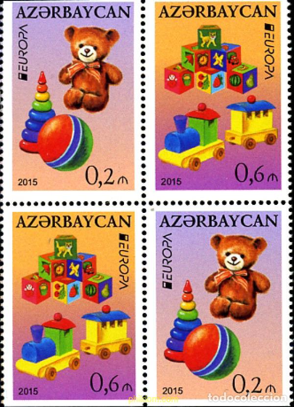 Sellos: 338047 MNH AZERBAIYAN 2015 EUROPA CEPT 2015 - JUGUETES