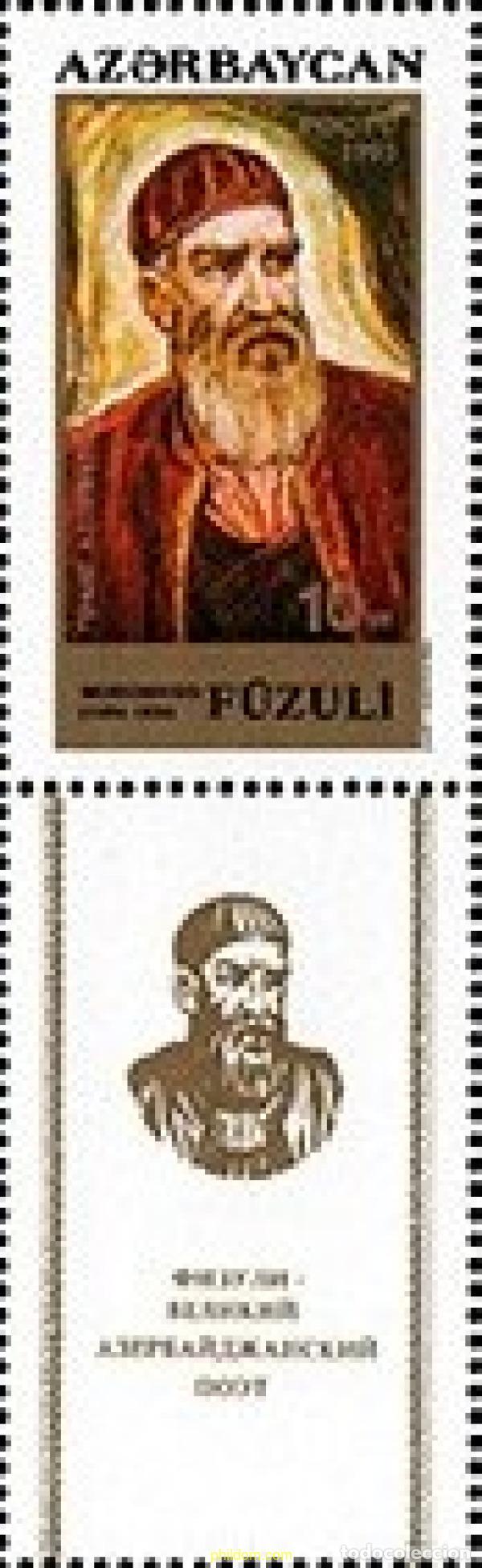 Sellos: 731949 MNH AZERBAIYAN 1994 500 ANIVERSARIO DEL NACIMIENTO DEL POETA M. FUZULI