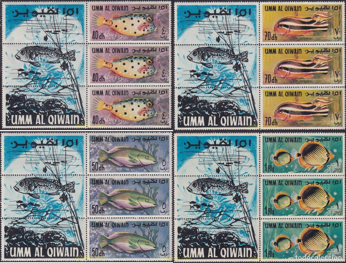 Sellos: 736143 MNH UMM AL QIWAIN 1967 PECES