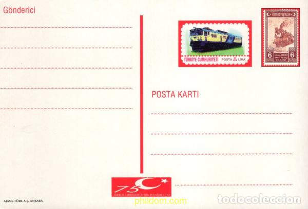 Sellos: 719434 MNH TURQUIA 2002 TRENES