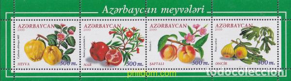 Sellos: 760692 MNH AZERBAIYAN 2000 FRUTAS