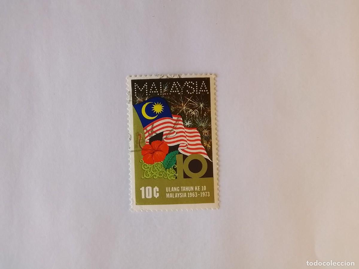 Sellos: A&Ntilde;O 1973 MALASIA SELLO USADO