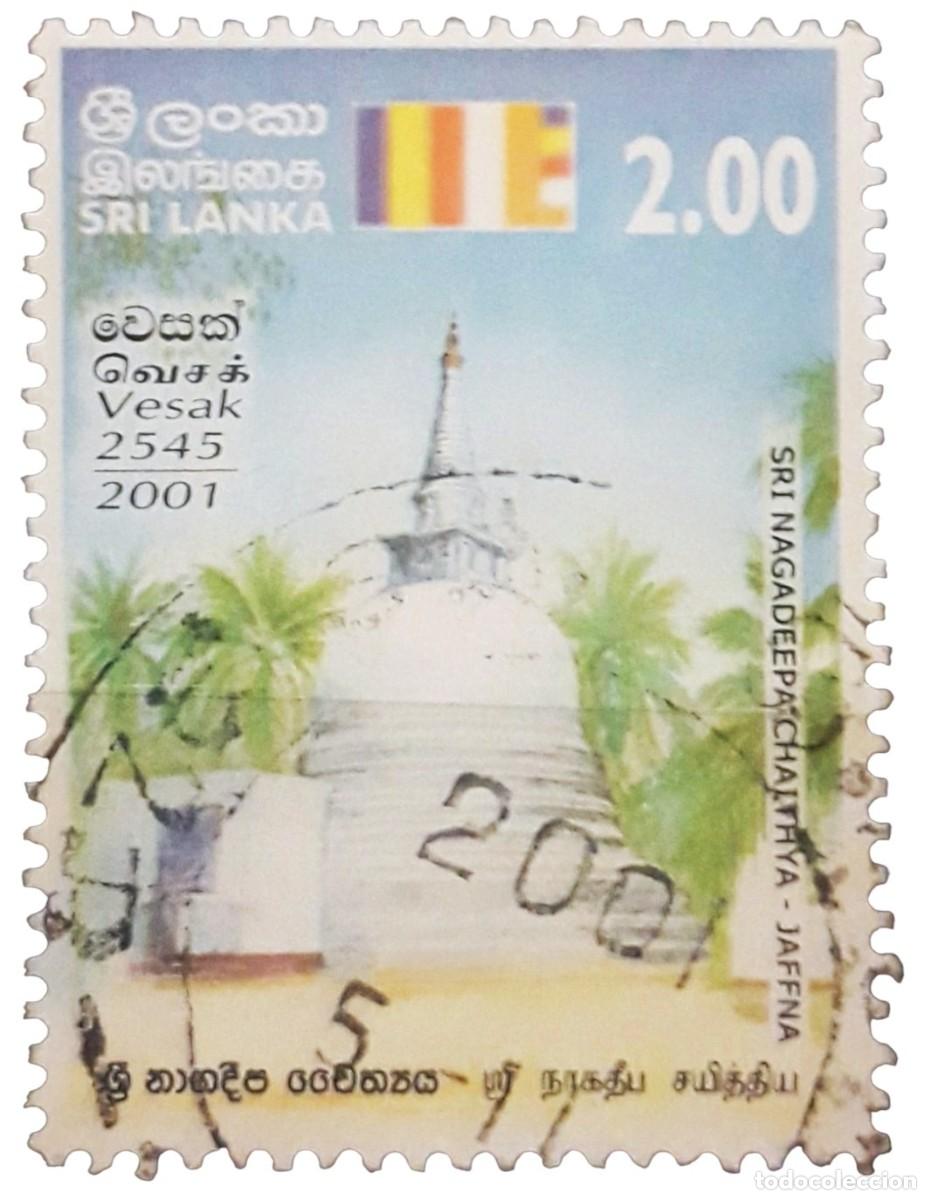 Sellos: SRI LANKA 2001 Vesak 2001. USADO.
