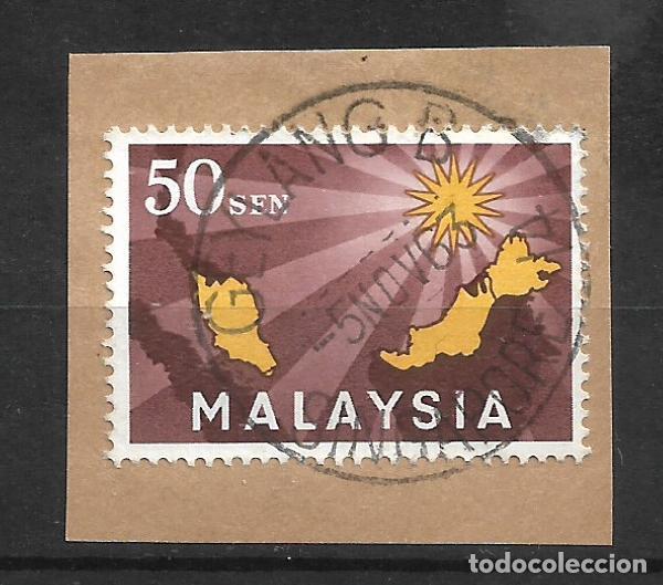 Sellos: MALASIA 1963 scott 3 usado - 10/4